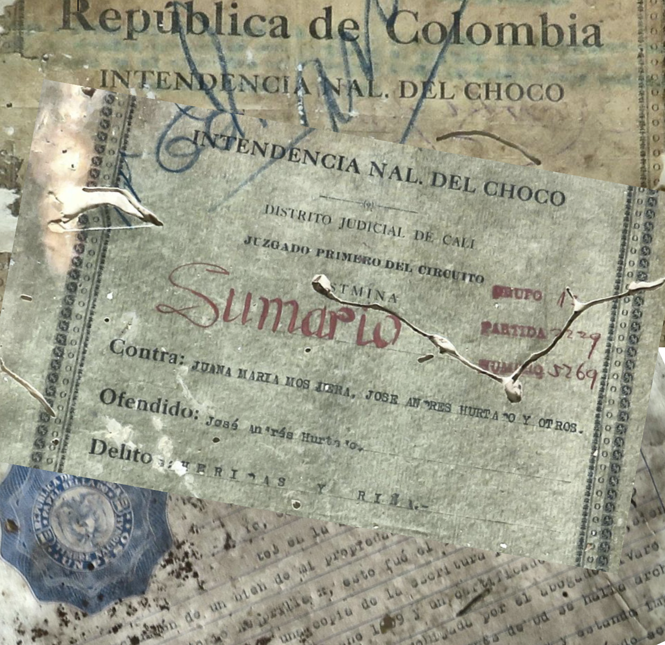 Casos Seleccionados, Istmina 1930-80
